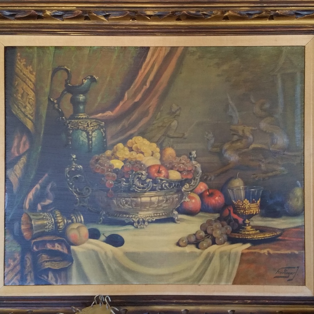 Painting by in beautiful frame info coming